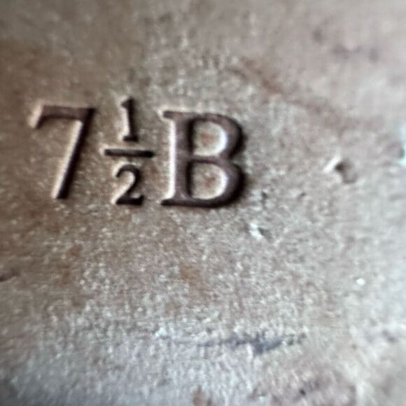 Cole Haan Gold Metallic Peep Toe Wedges With Cork Wedge Heel - Picture 8 of 8